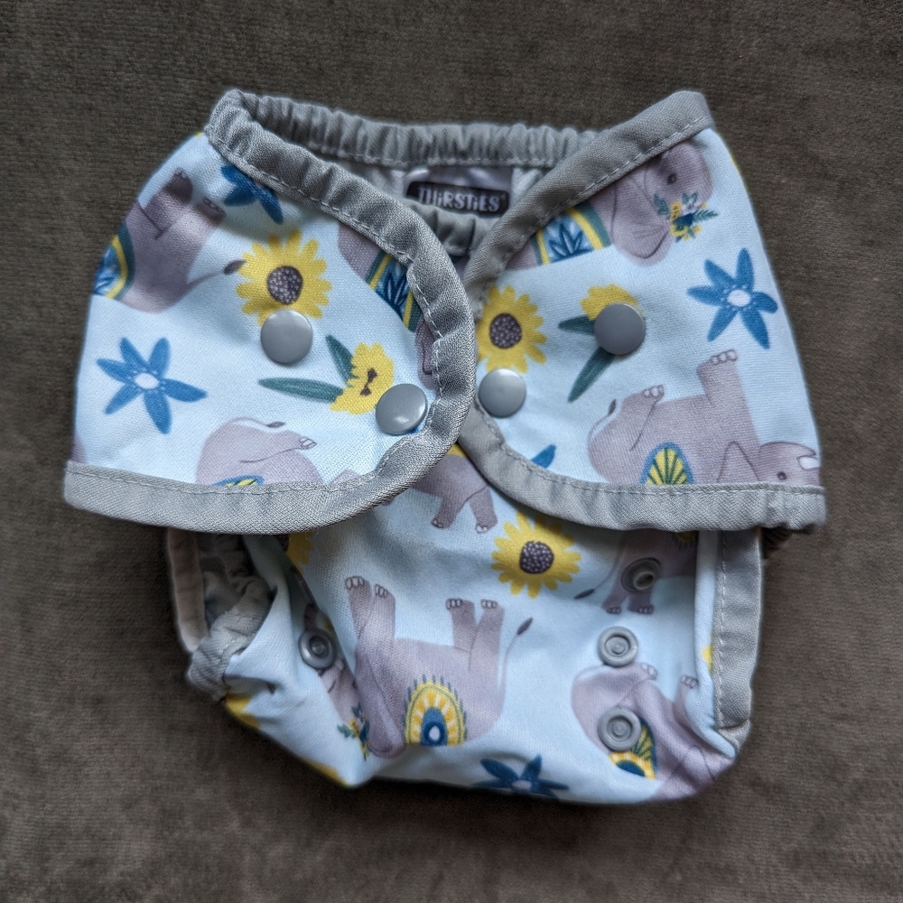 3 Pcs Cloth Diaper Covers Thirsties Bambino Mio3 Reusable Baby Diaper 0-9 Months